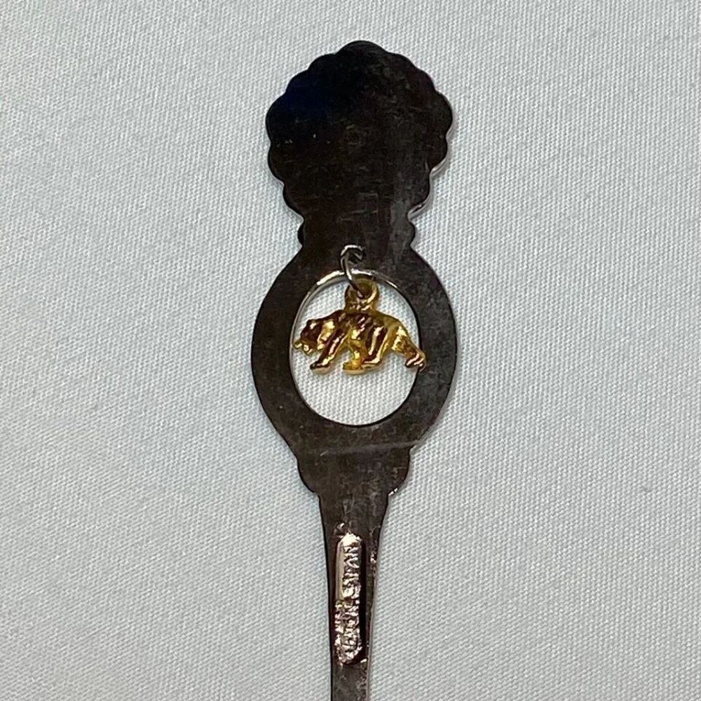 California Stamped Souvenir Spoon 4 5/8